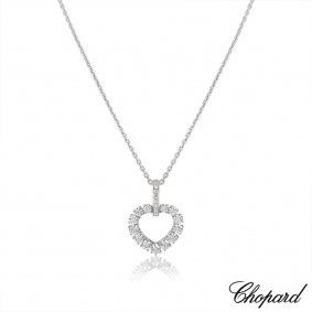 Chopard White Gold L'heure Du Diamant Pendant 799417-1001
